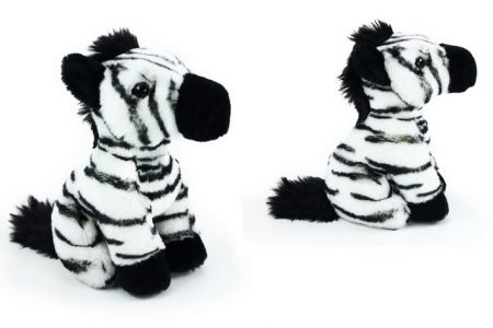 Plyšová zebra sedící 18cm