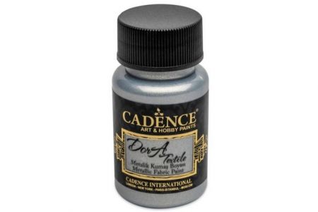 Textilní barva Cadence metal. stříbrná 50ml