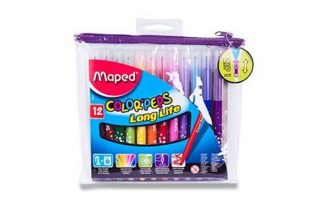 Fixy MAPED Color&sbquo;Peps 12ks pouzdro na zip