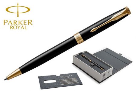 PARKER ROYAL SONNET Black GT kuličková tužka KT (kuličkové pero)