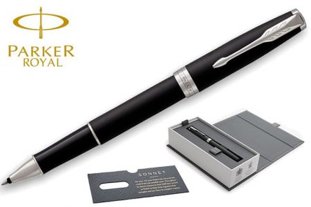 PARKER ROYAL SONET Matte Black CT roller RB (keramické pero)