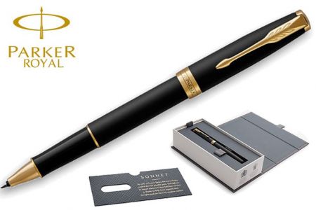 PARKER ROYAL SONET Matte Black GT roller RB (keramické pero)