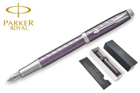 PARKER ROYAL IM Premium Dark Violet CT plnicí pero Hrot M (plnící) PP