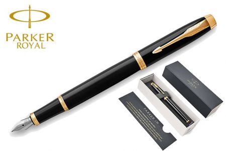 PARKER ROYAL IM Black GT plnicí pero Hrot M (plnící) PP