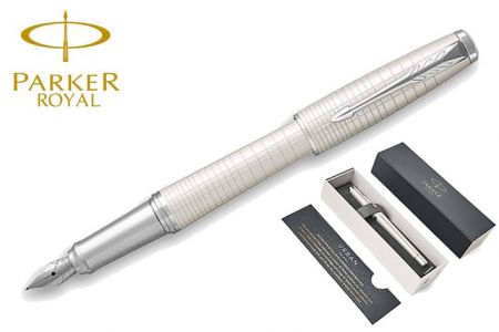 PARKER ROYAL URBAN Premium Pearl Metal CT plnicí pero Hrot M (plnící) PP