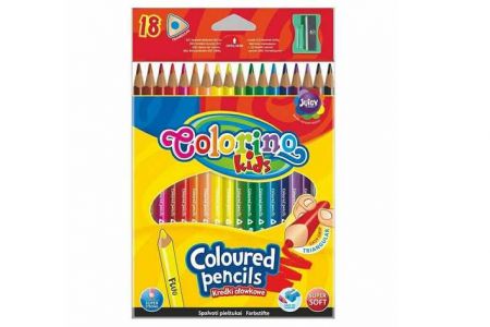 Pastelky 18 ks trojhranné Colorino