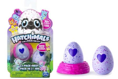 Hatchimals sběratelská zvířátka ve vajíčku DVOJBALENÍ (Spin Master Egg Pengualas/Draggles)