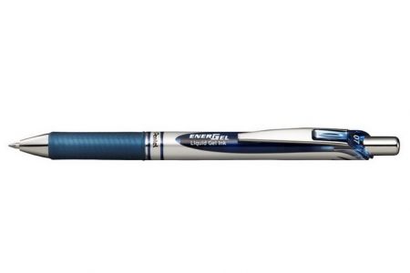 Pentel Energel mačkací 0,7mm tmavě modrá