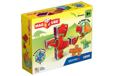 GEOMAG Magicube Dinosauři - 7 kostek