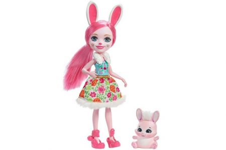 MATTEL Enchantimals Bree Bunny panenka se zvířátkem