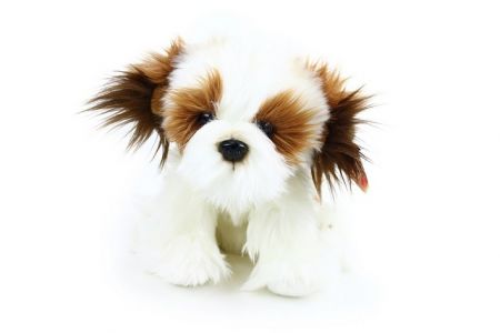 Plyšový pes shih tzu 28cm sedící