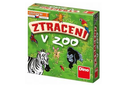 DINO Ztraceni v ZOO společenská cestovní hra