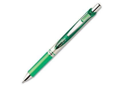 Pentel Energel mačkací 0,7mm zelený