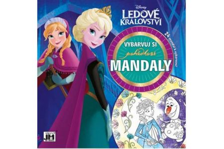 Omalovánky mandaly FROZEN Ledové království