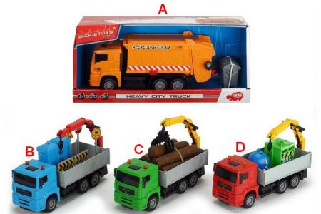 Auto Truck Heavy City 22cm 4 druhy