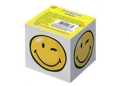 HERLITZ Špalíček 8x8x7cm 700 lístků SMILEY