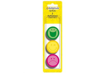 HERLITZ samolepící bloček 3x40 listů SMILEY