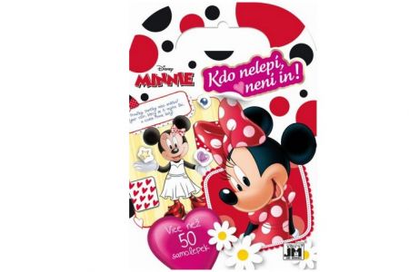 Kdo nelepí,není in! Minnie samolepková miniknížka