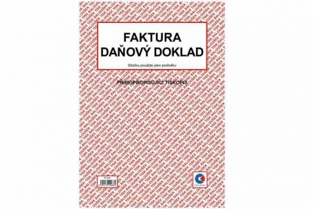 Faktura - daňový doklad A4 přímopropisující / PT210 / Baloušek tisk