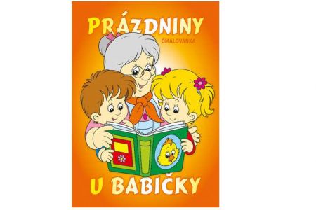 Omalovánka A5 - Prázdniny u babičky (omalovánky) / BO419 / Baloušek tisk