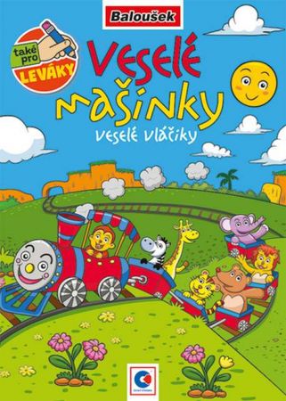 Omalovánka A5 - Veselé mašinky (omalovánky) / BO430 / Baloušek tisk