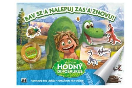 Bav se a nalepuj zas a znovu! Hodný dinosaurus