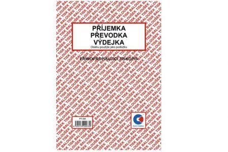 Příjemka - převodka - výdejka A5přímopropisující / PT235 / Baloušek tisk