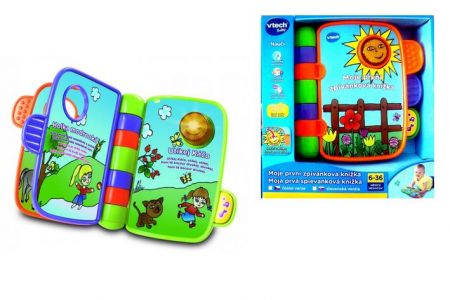 Moje první zpívánková knížka Vtech plast 16x17cm