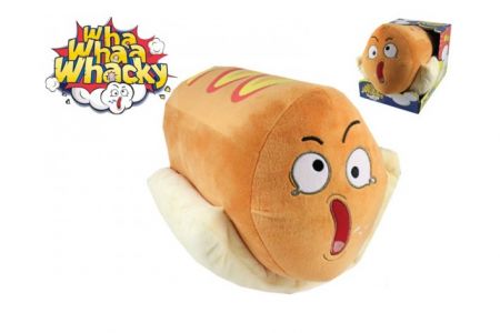 Wha Whaa Whacky Hot Dog 28cm plyšový na baterie se zvukem