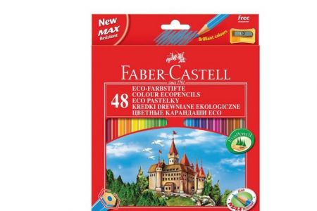 FABER Ecopastelky 48ks + ořezávátko