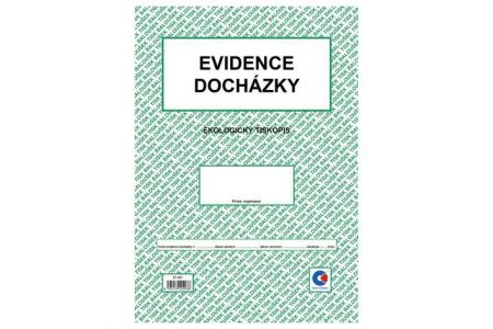 Evidence docházky A4  / ET407 / Baloušek tisk