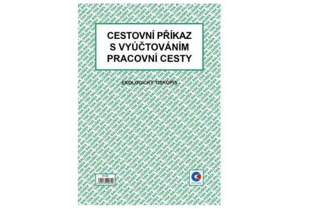 Cestovní příkaz s vyúčtováním A4 (oboustranný) / ET235 / Baloušek tisk