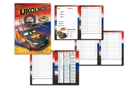 Úkolníček MFP A5 Disney Cars II