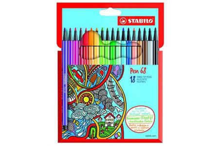 STABILO Pen 68 18barev cardboard