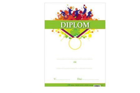 Diplom A4 SPORT s textem