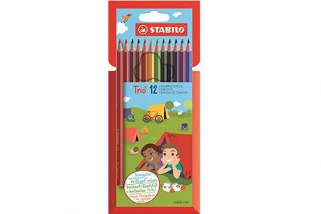 STABILO Trio coloured pencil 12ks pastelky