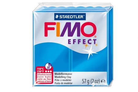 FIMO effect transparentní modrá 56g