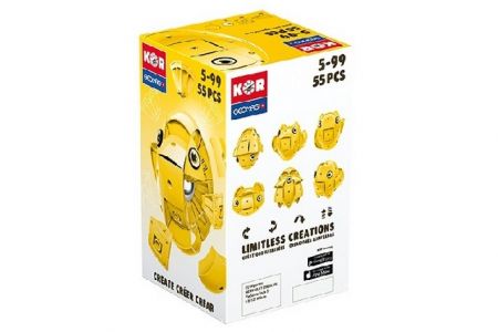 GEOMAG KOR 675 Bright yellow 55 pcs ( 55 kusů Color Egg Yellow)