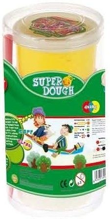 SUPER Dough - modelovací hmota schnoucí 4x28g válec