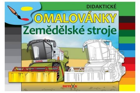 Omalovánky Zemědělské stroje BETEXA didaktické