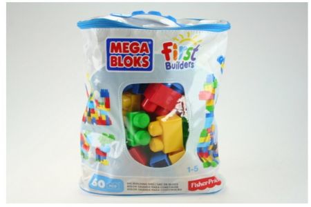 MATTEL Fisher FP Price Mega Bloks FB Big Building Bag Boys 60 ks