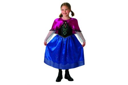 Kostým na karneval FROZEN Ledové království Deluxe ANNA 5-6let