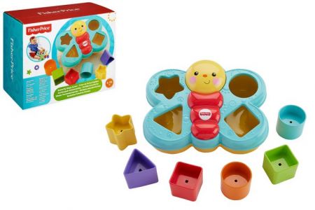 MATTEL Fisher Price FP motýlek Učíme se tvary!