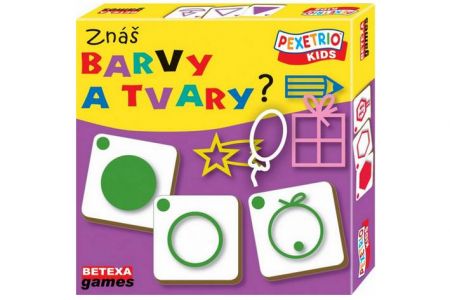 PEXETRIO KIDS Znáš barvy a tvary? (Betexa)