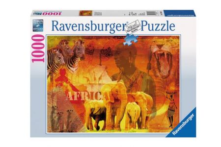 Puzzle Dojmy z Afriky 1000 dílků