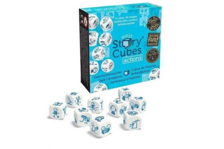 MINDOK Společenská hra Příběhy z kostek - Akce (Rory&#39;s Story Cubes)