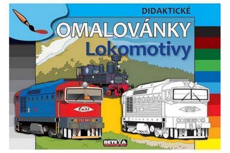 Omalovánky Lokomotivy BETEXA didaktické