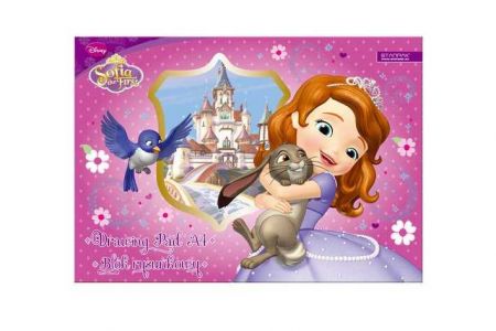 Rýsovací blok A4 bílý Sofia the First