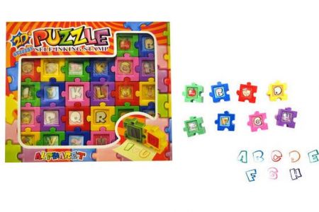 Razítko PUZZLE set 26ks ABECEDA -písmena