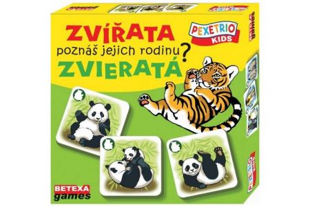 PEXETRIO KIDS Zvířata Poznáš jejich rodinu? (Betexa)